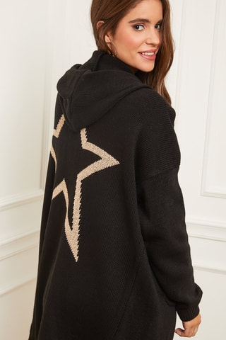 Gilet à capuche Noir