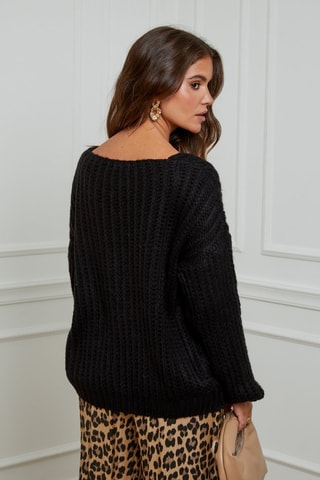 Pull en laine - Noir