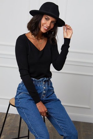 Pull en cachemire - Noir