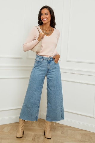 Pull en cachemire - Rose pâle