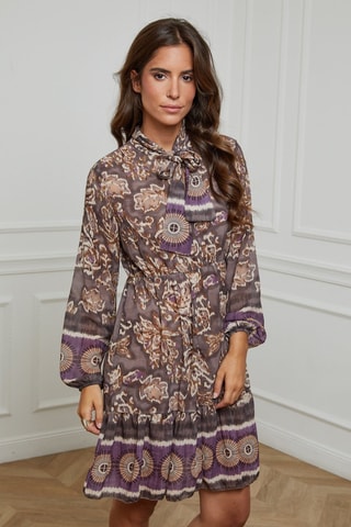 Robe patineuse - Marron