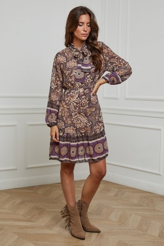 Robe patineuse - Marron