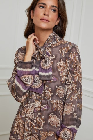 Robe patineuse - Marron