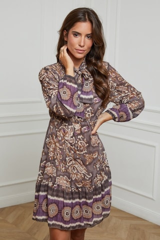 Robe patineuse - Marron