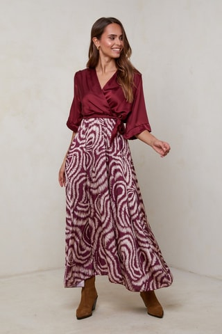 Robe longue - Bordeaux