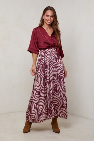 Robe longue - Bordeaux