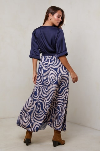 Robe longue - Bleu marine