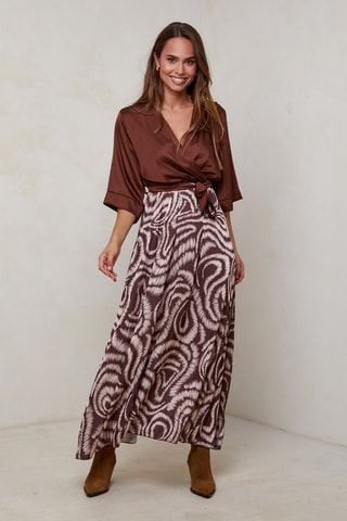Robe longue - Marron