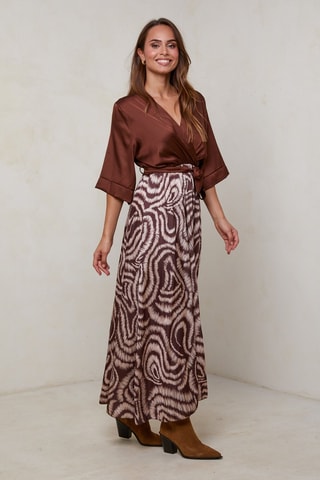 Robe longue - Marron
