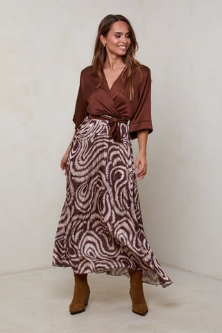 Robe longue - Marron