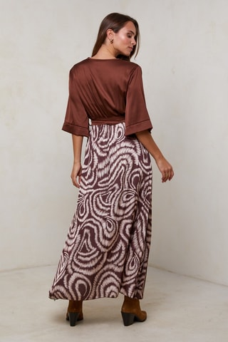 Robe longue - Marron