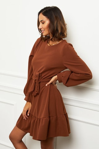 Robe patineuse - Marron