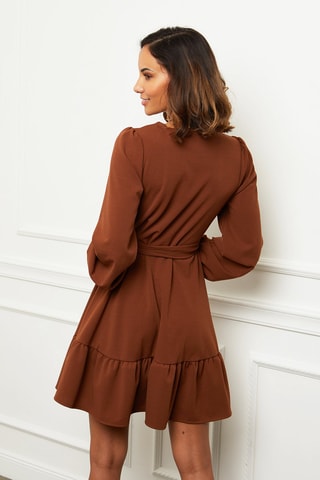 Robe patineuse - Marron