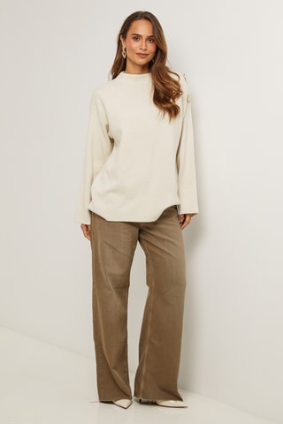 Pull en cachemire - Beige