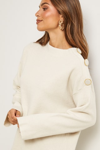 Pull en cachemire - Beige