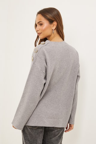 Pull en cachemire - Gris clair