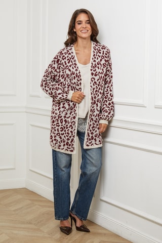 Gilet long - Bordeaux