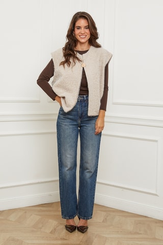 Gilet sans manches - Beige