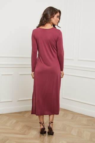 Robe droite - Bordeaux