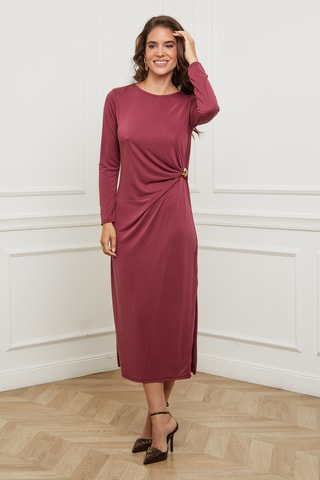 Robe droite - Bordeaux