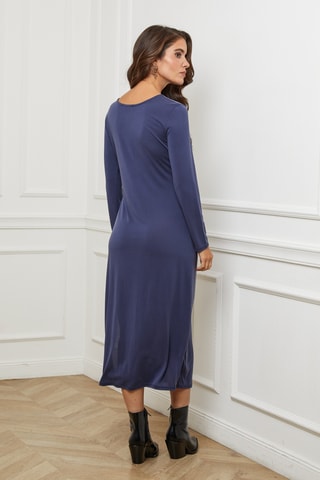 Robe droite - Bleu marine