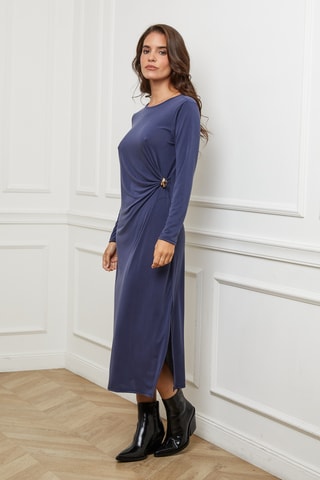 Robe droite - Bleu marine