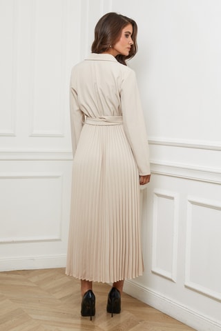 Robe trompe-l’œil - Beige