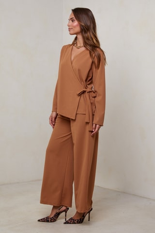 Blouse et pantalon - Camel