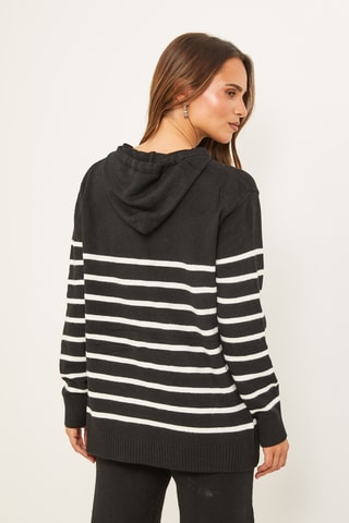 Pull à capuche et pantalon en cachemire - Noir