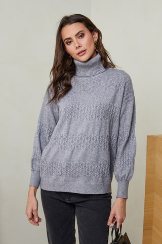 Pull - Gris clair chiné