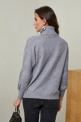 Pull - Gris clair chiné