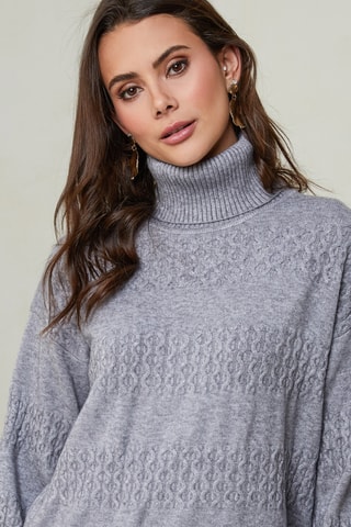 Pull - Gris clair chiné