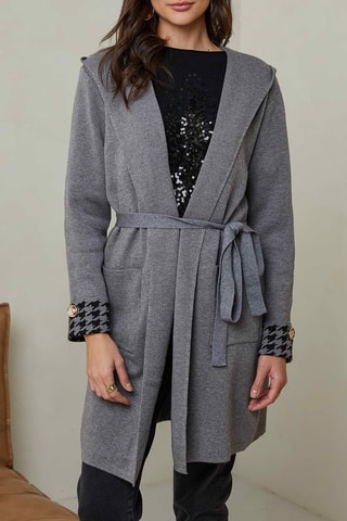 Gilet à capuche - Gris foncé