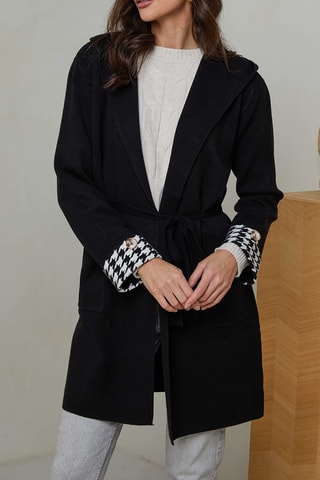 Gilet à capuche - Noir