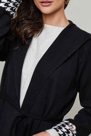 Gilet à capuche - Noir