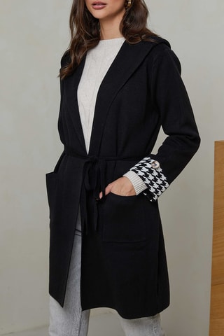 Gilet à capuche - Noir