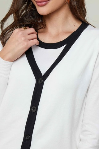 T-shirt et gilet - Blanc et noir