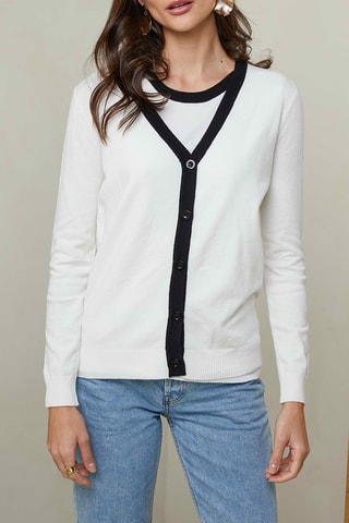 T-shirt et gilet - Blanc et noir