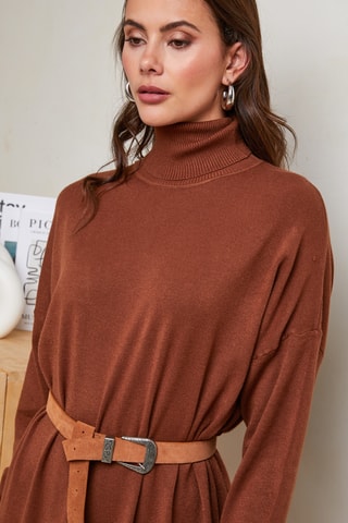 Robe pull - Marron