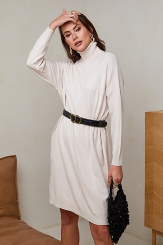 Robe pull - Ecru
