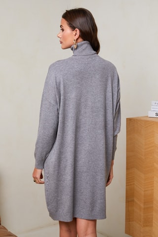 Robe pull - Gris chiné