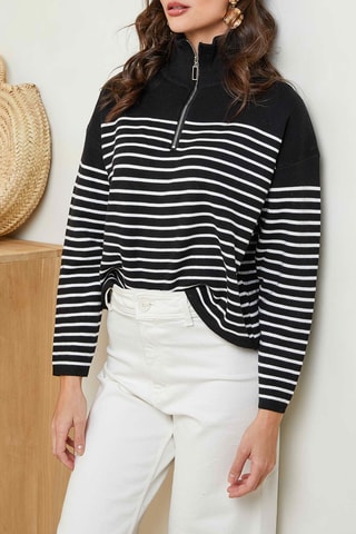 Pull - Noir et blanc