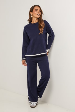 Pull et pantalon - Bleu marine