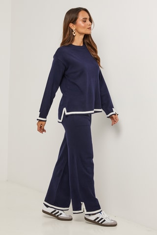 Pull et pantalon - Bleu marine