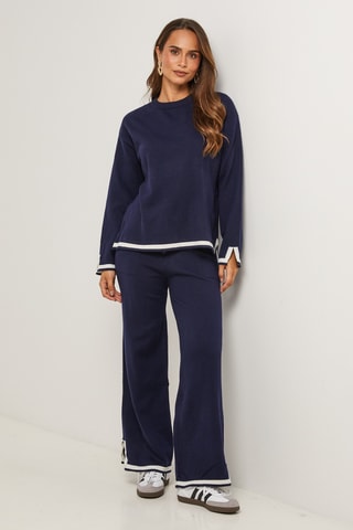 Pull et pantalon - Bleu marine