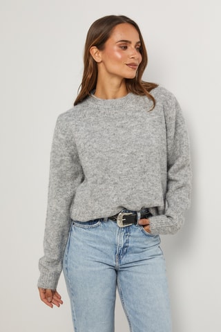 Pull - Gris clair chiné