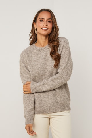 Pull - Taupe chiné