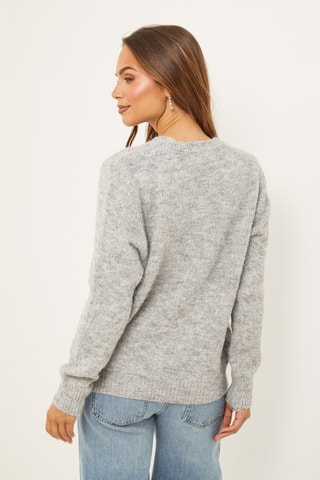 Pull - Gris clair chiné