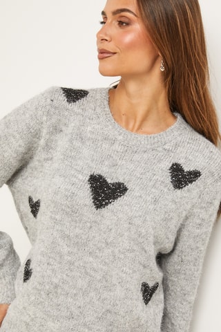 Pull - Gris clair chiné