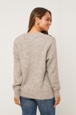 Pull - Taupe chiné